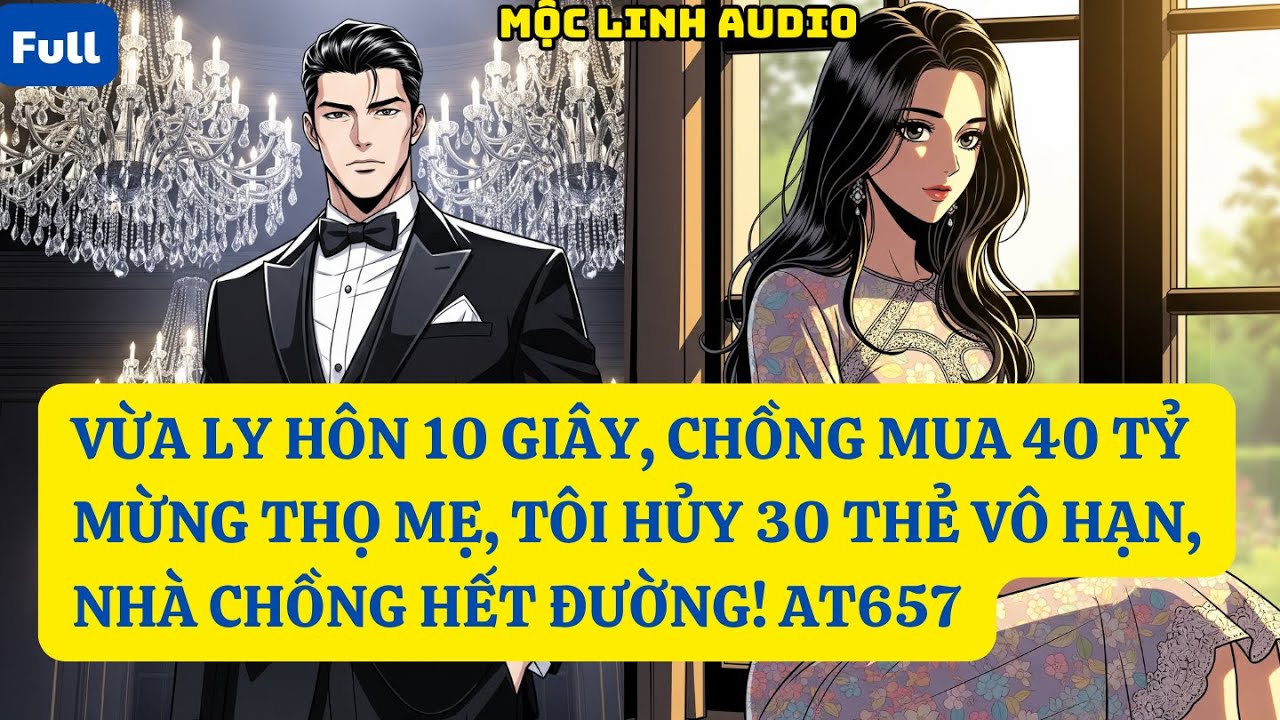 VỪA LY HÔN 10 GIÂY, CHỒNG MUA 40 TỶ MỪNG THỌ MẸ, TÔI HỦY 30 THẺ VÔ HẠN, NHÀ CHỒNG HẾT ĐƯỜNG! AT657