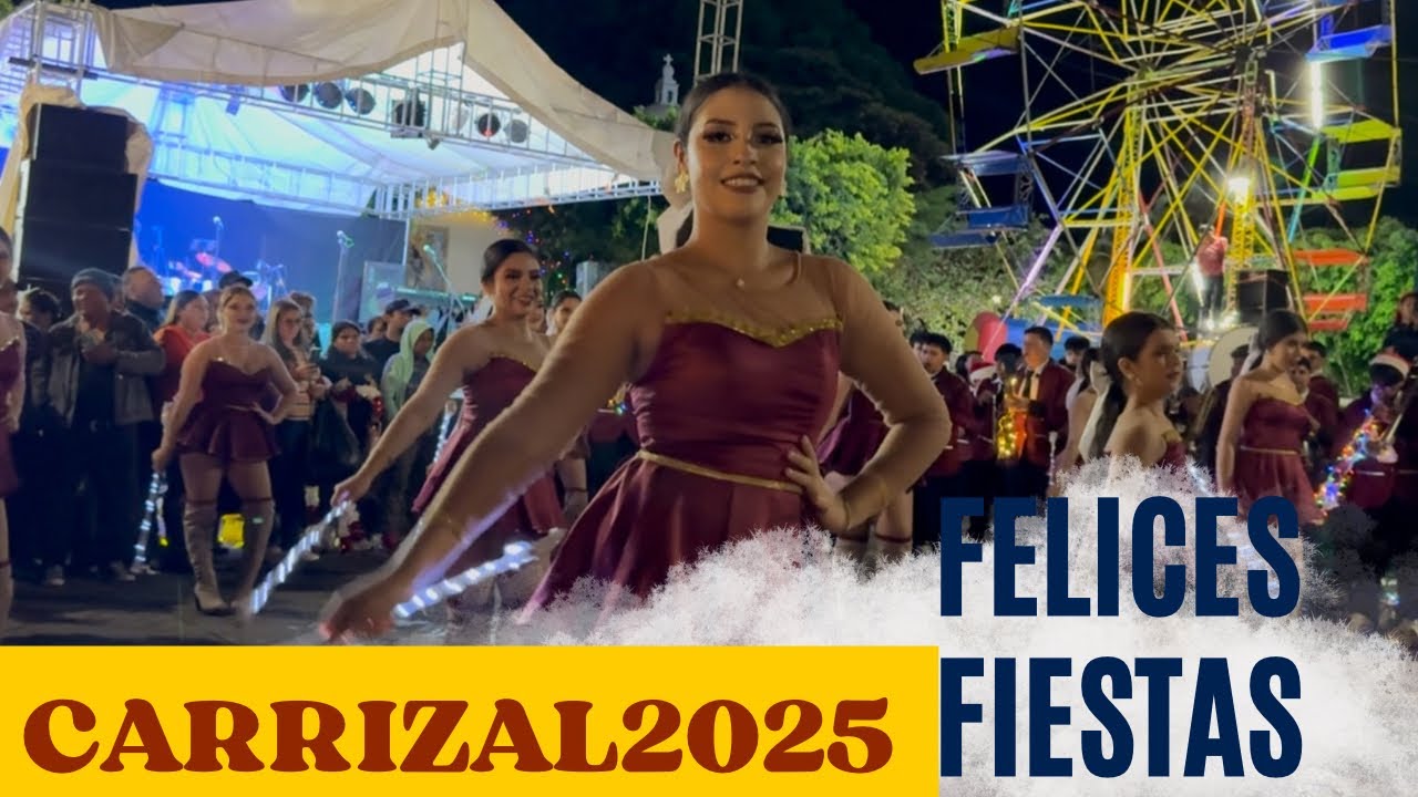 DESFILE Y QUEMA DE CASTILLO EN EL CARRIZAL CON LA BNDA MUSICAL NIDITO 2025