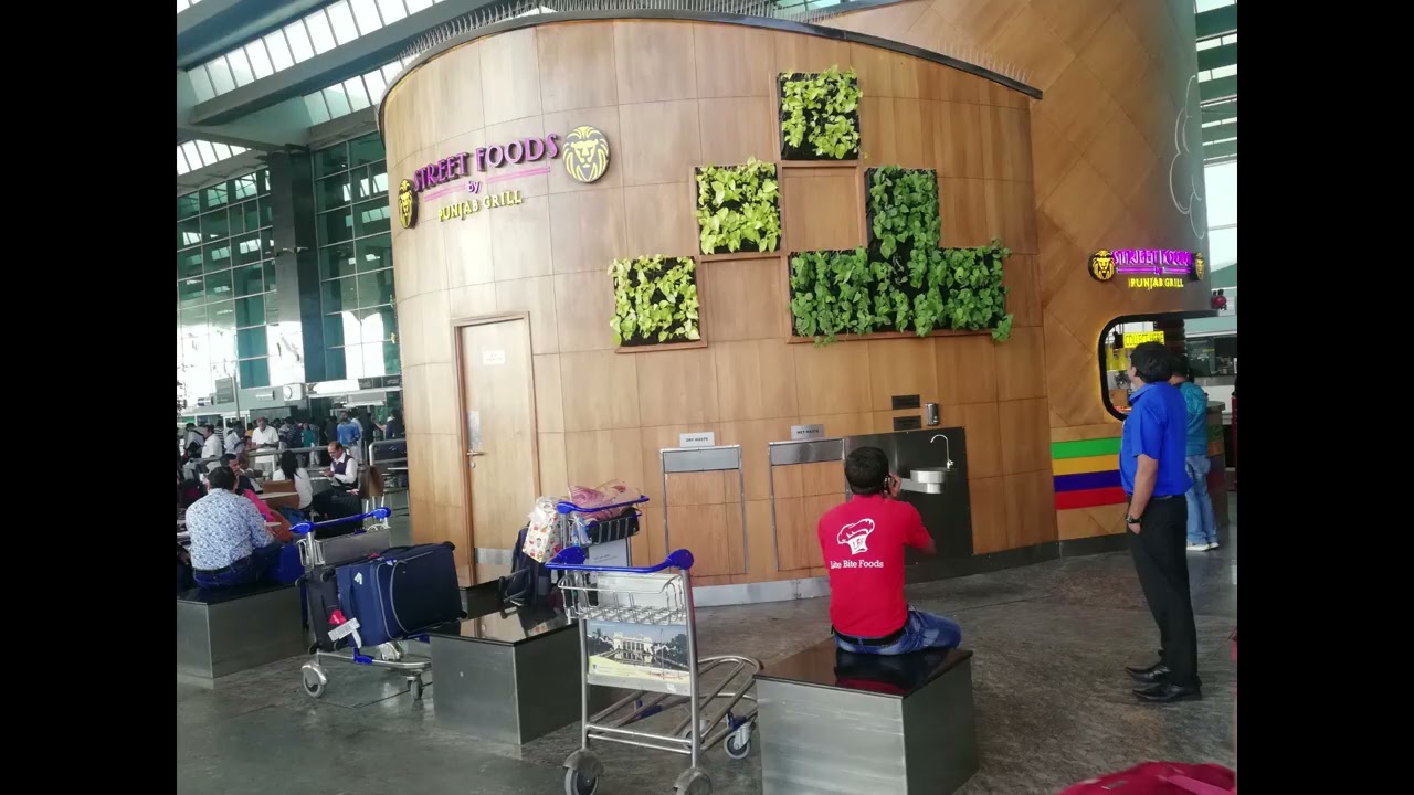 Outside Bengaluru International Airport