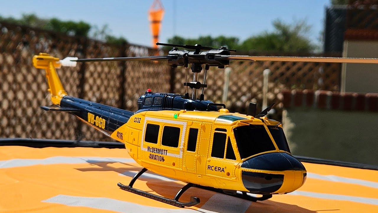 Sunny day flight for the Rcera C032  Huey!