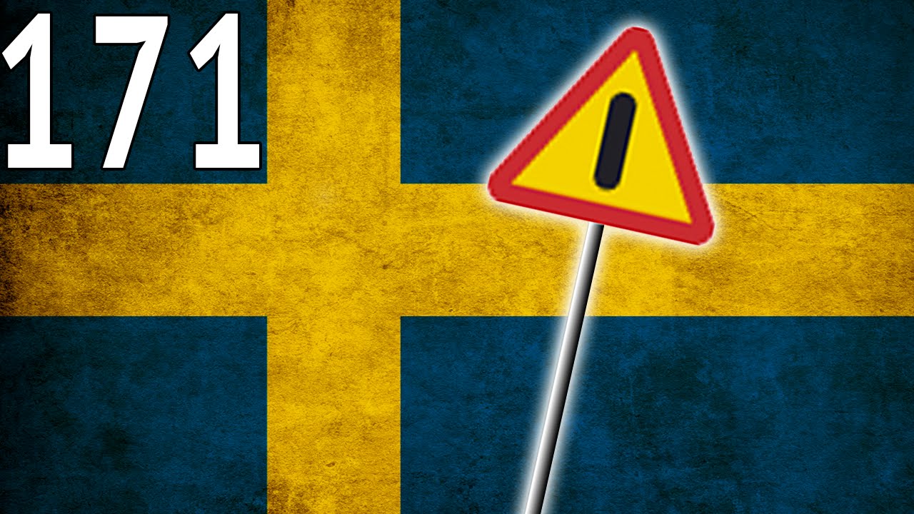 SWEDISH ROAD SIGNS (WARNING) - 10 Swedish Words