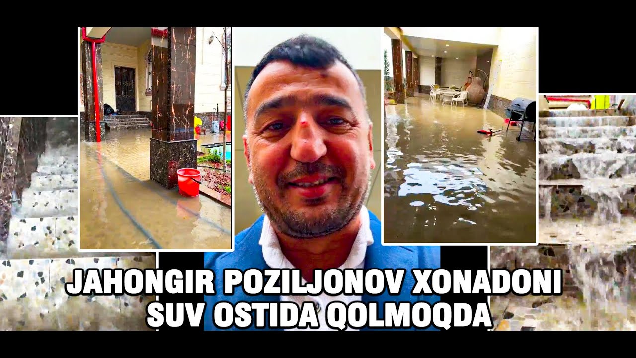 JAHONGIR POZILJONOV XONADONI SUV OSTIDA QOLMOQDA. TOSHKENTDA YOMG'IR SUV TOSHQINIGA AYLANDI