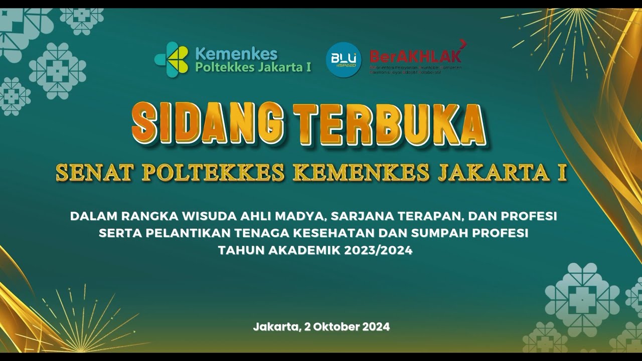 Wisuda Poltekkes Kemenkes Jakarta I Tahun Akademik 2023/2024