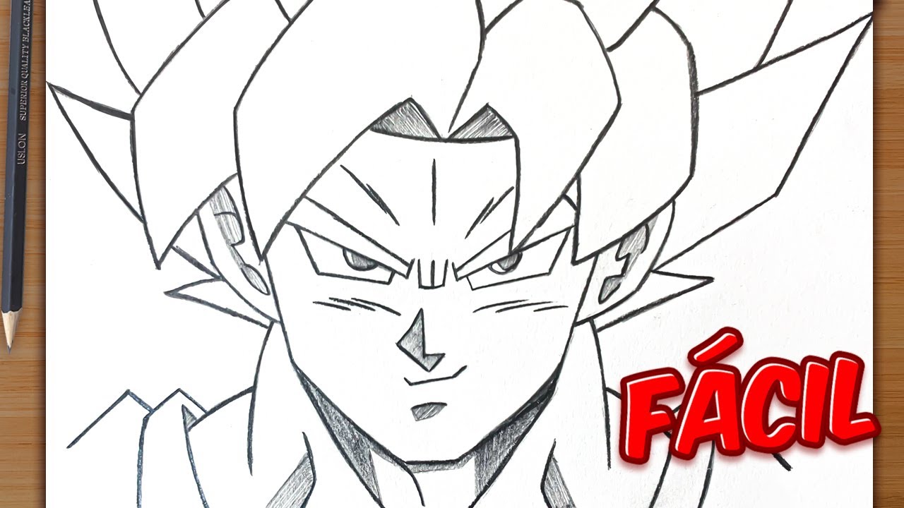 C&Oacute;MO DIBUJAR a Goku Super Saiyajin Dios Azul 💥 Paso a Paso a L&aacute;piz ✏️