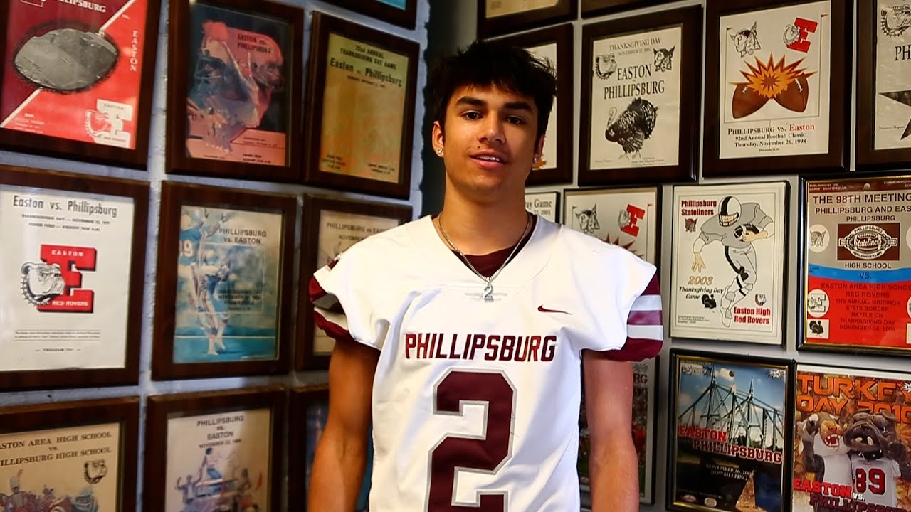 2023 Phillipsburg football senior and starter introductions for Thanksgiving