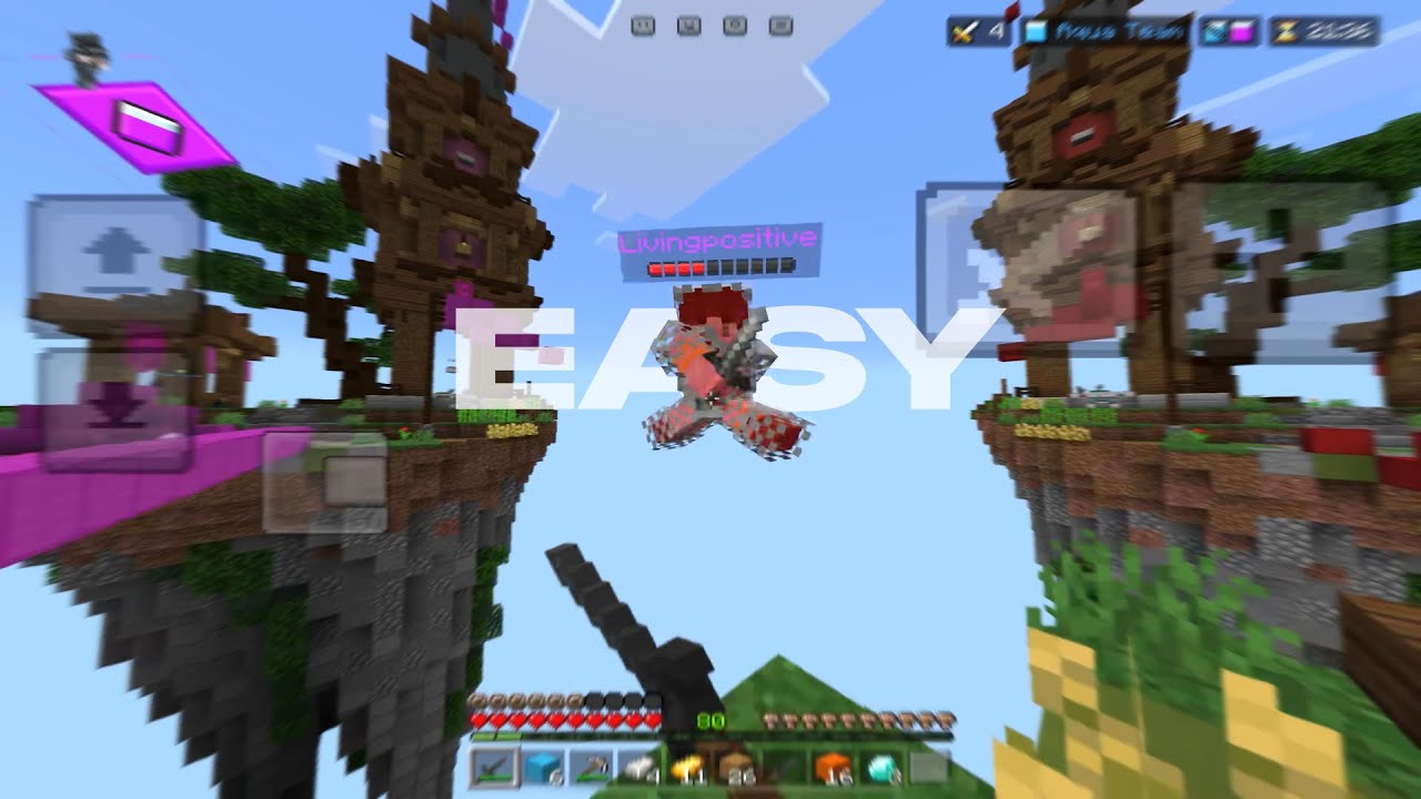 Destroying Everyone In Hive Bedwars ( Unnicked )