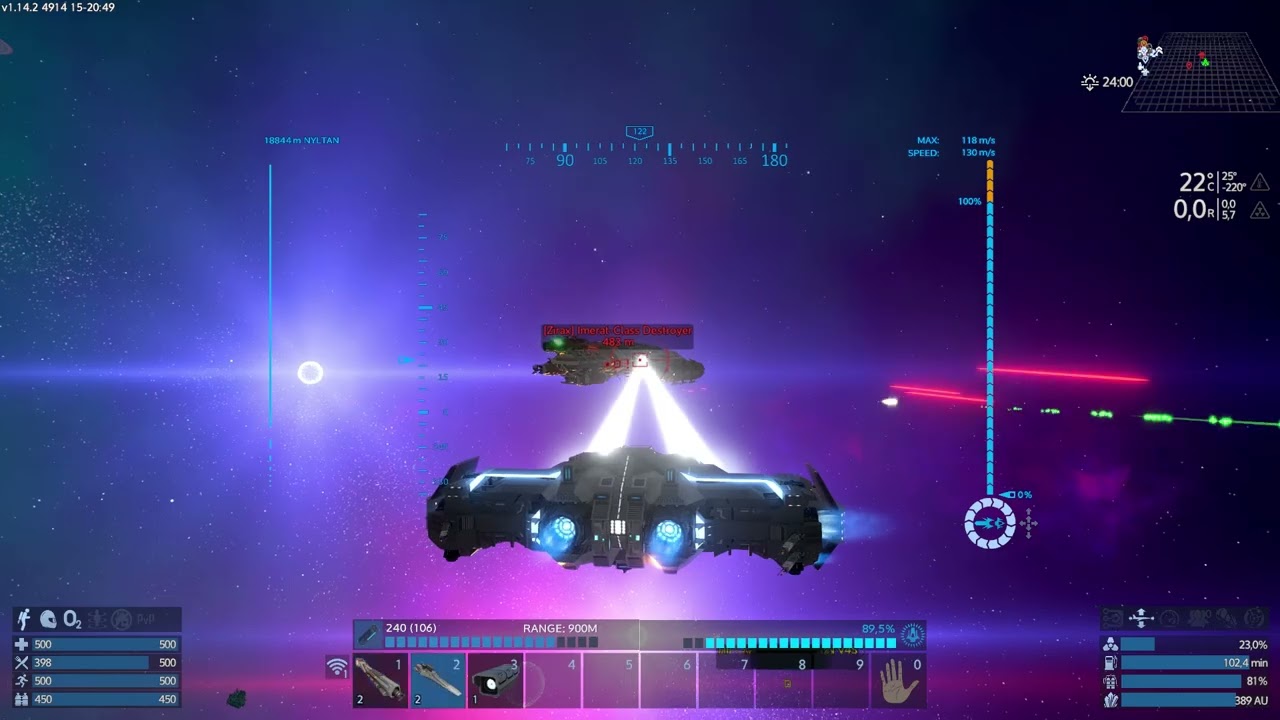 Empyrion Galactic Survival - RE2 Beta, S12 ASF Mission 5: Imerat in a Core 9 SV