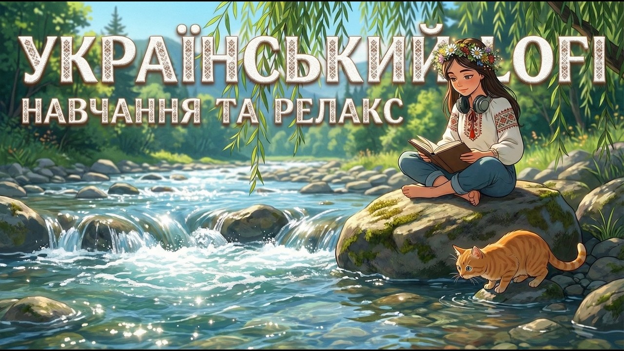 Український Lofi: Музика для Навчання та Роботи (Звуки Річки) | Live Radio