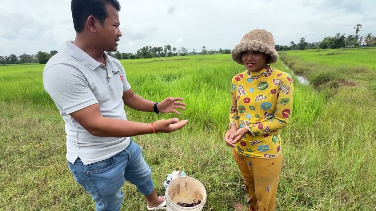 ប្អូនស្រីម៉ៅដោយសារតែជីភាពដើររកក្កាមតាមវាលស្រែទាំងពោះធំប្រាំខែ