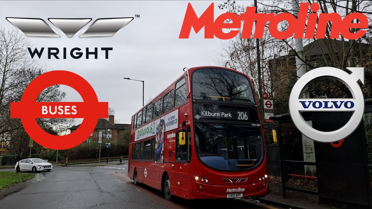 Metroline London: 206 from Kilburn Park to Wembley Park Via Harlesden ( Wright Eclipse Gemini 2