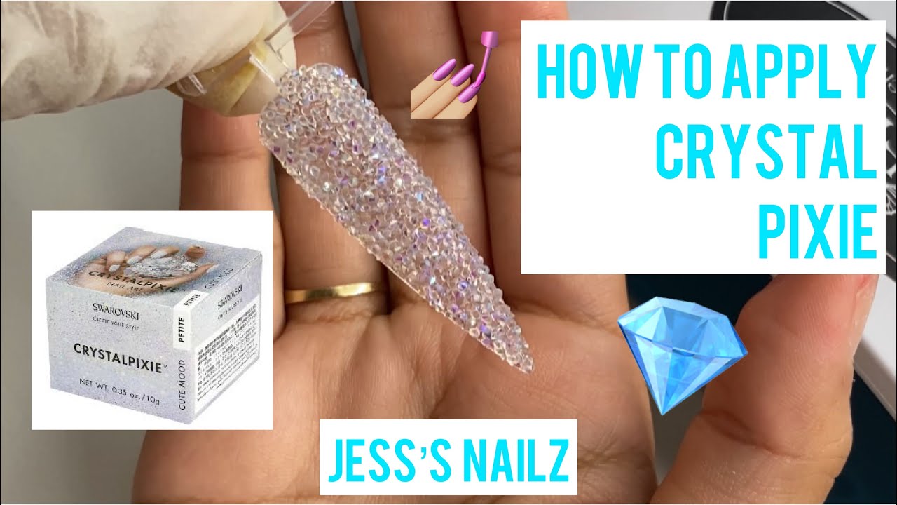 КАК НАНЕСТИ CRYSTAL PIXIE НА НОГТИ | Jess’s Nailz