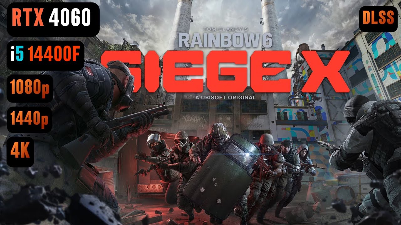 Tom Clancy's Rainbow Six Siege X RTX 5060 FPS TEST | RTX 5060 & i5 14400F Benchmark 1080p/1440p/4K
