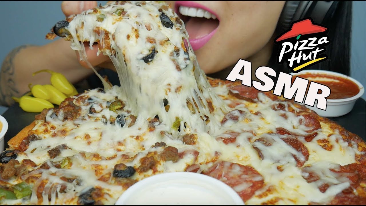 ASMR PIZZA HUT (EATING SOUNDS) | SAS-ASMR