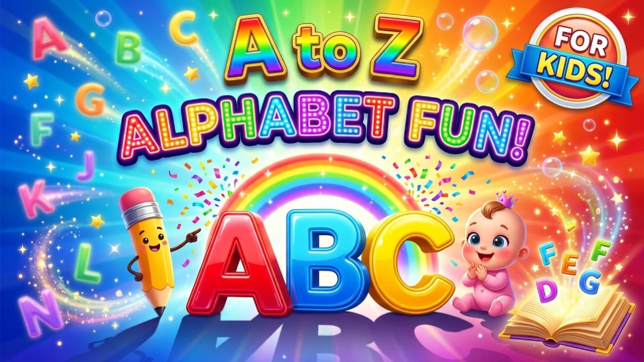 A to Z Alphabet for Kids | Learn ABC Letters | Alphabet Fun for Toddlers  | Tiny Smart World