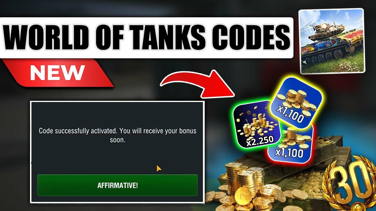 WOT BLITZ REDEEM CODES 2026 ✅ WORLD OF TANKS BONUS REWARDS