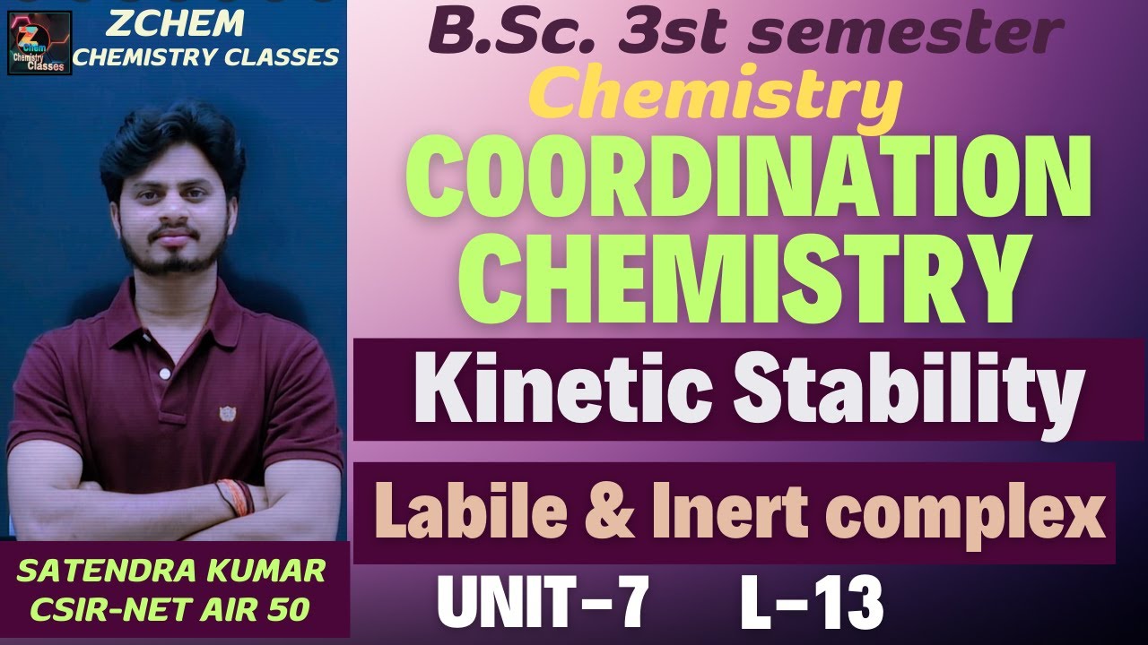 (L13) Kinetic Stability of metal complexes || Labile & Inert complexes #chemistry #stability zchem