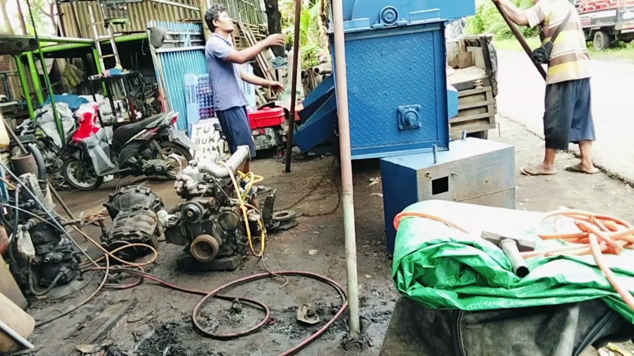Cara memindahkan setake perontok 🌽 ke atas mobil 