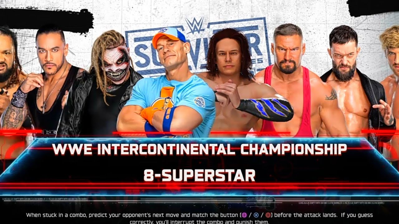 #7 WWE 2K25: 8-Man Elimination Battle Royal for Intercontinental Championship! 🏆