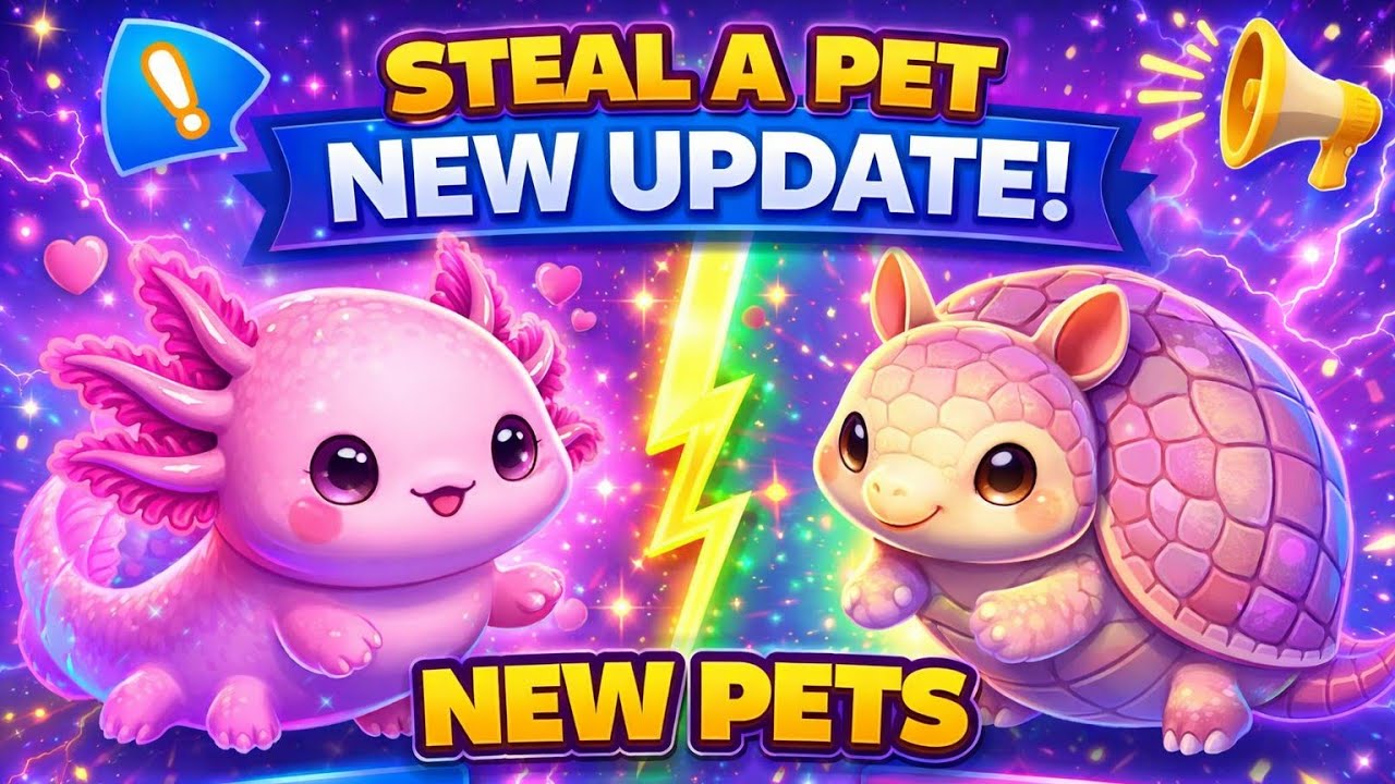Steal A Pet New Update 2026 😱 | Axolotl & Armadillo + New Mutations steal a pet in free fire 