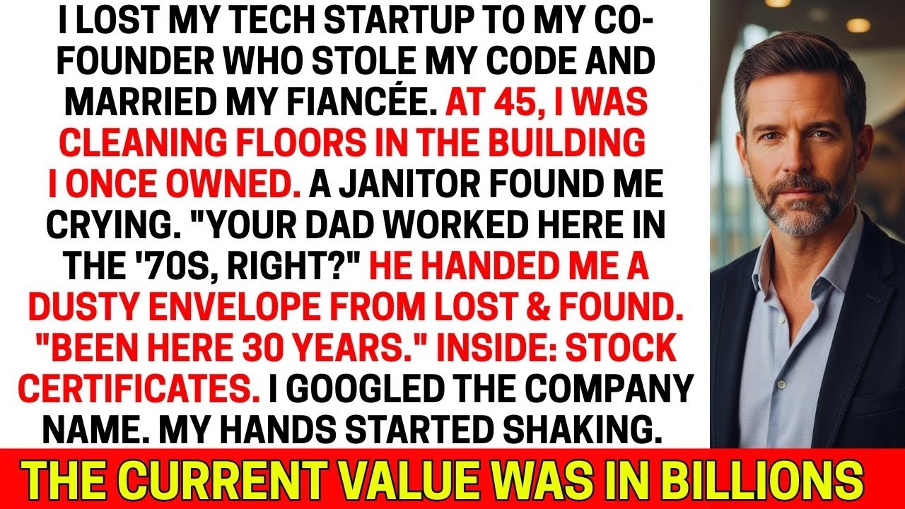 Co-Founder Stole Everything - Janitor's 30-Year-Old Envelope Made Me Worth $440 Million