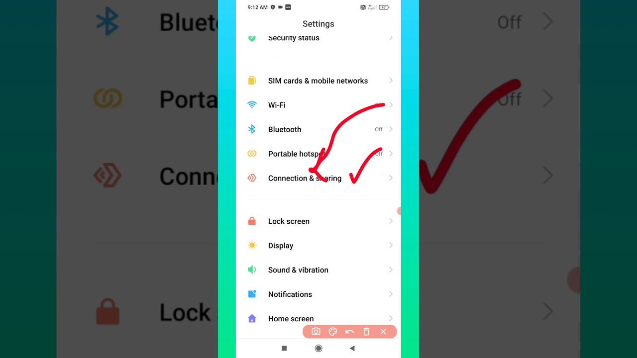 Mobile main Wireless Display ko kaise On karen || How to On Wireless Display connected using wi-fi.