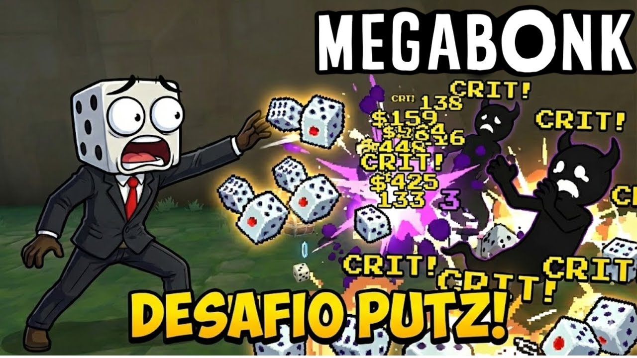 Inimigos 1,5x Mais Fortes?! Enfrentei o Desafio PUTZ | Megabonk