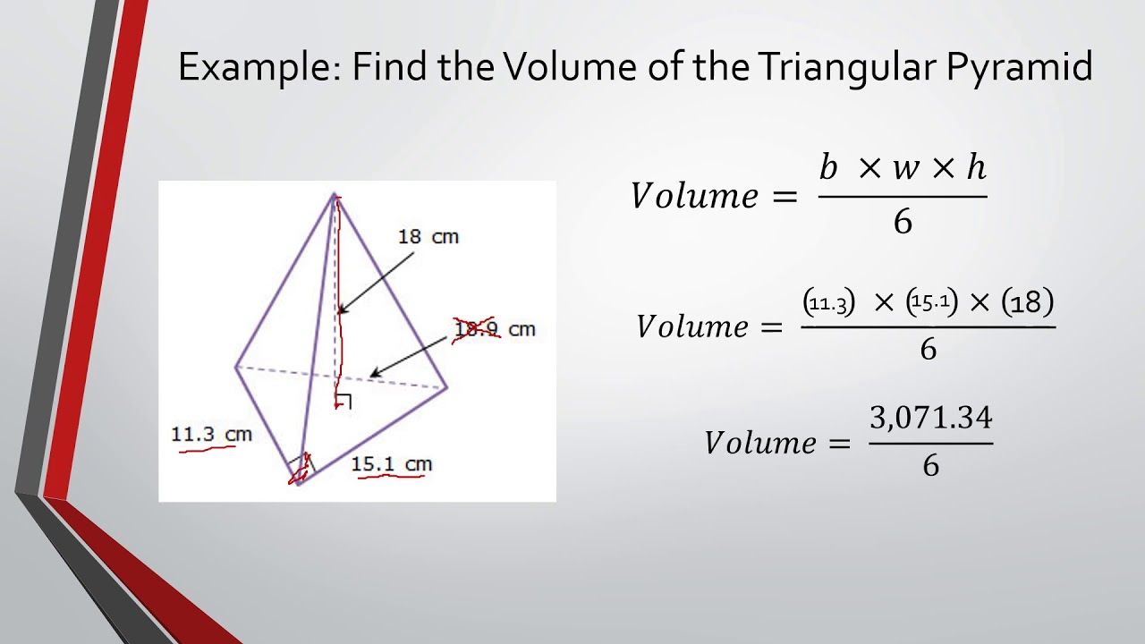 Volume of Triangular Pyramid