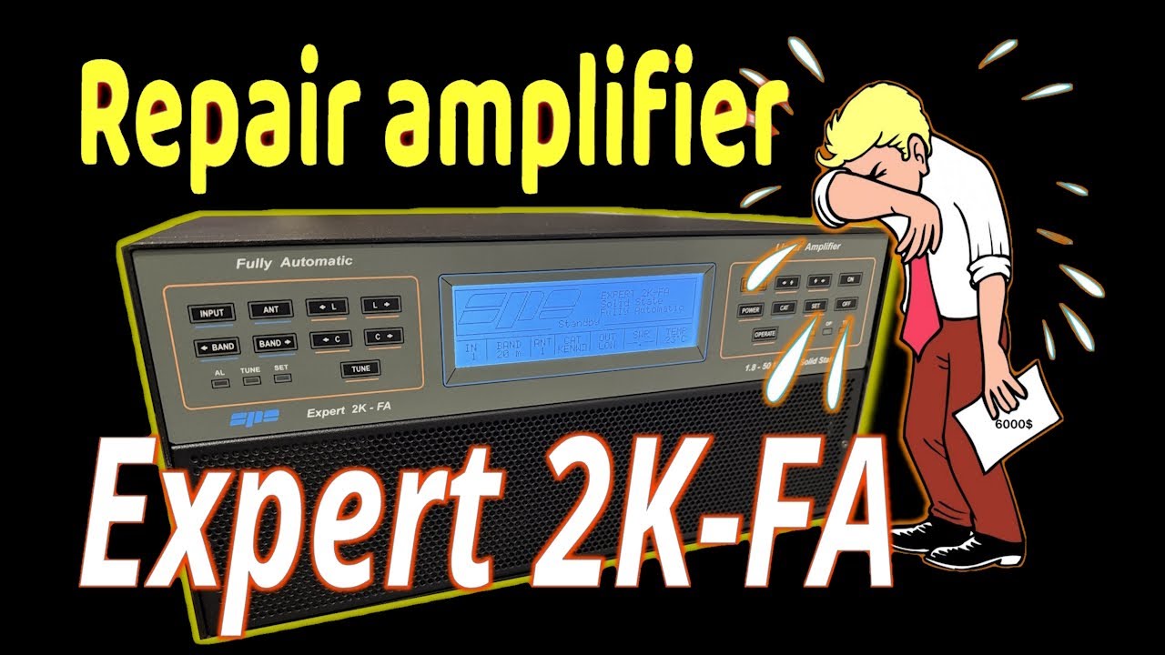 SPE Expert 2K-FA naprawa wzmacniacza. (Repair amplifier)