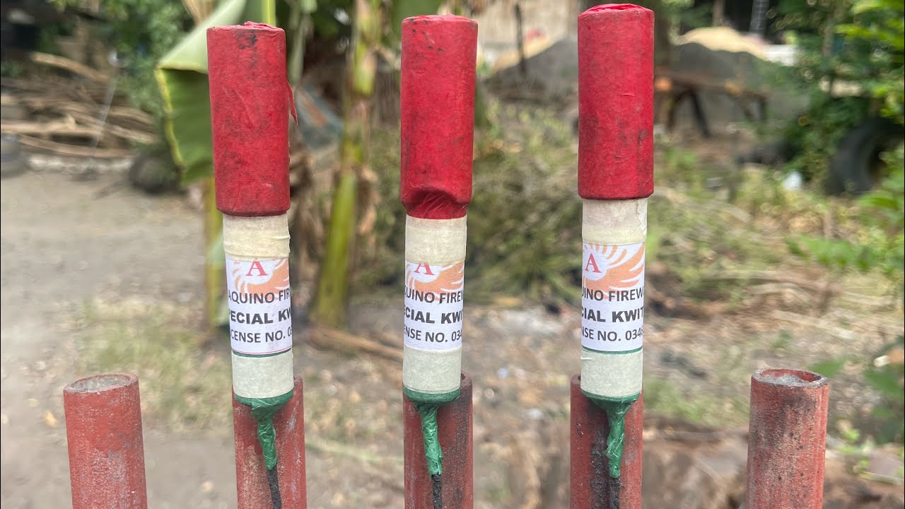 AL AQUINO KWITIS SPECIAL TEST FIRE BY SRC FIREWORKS February 4, 2025