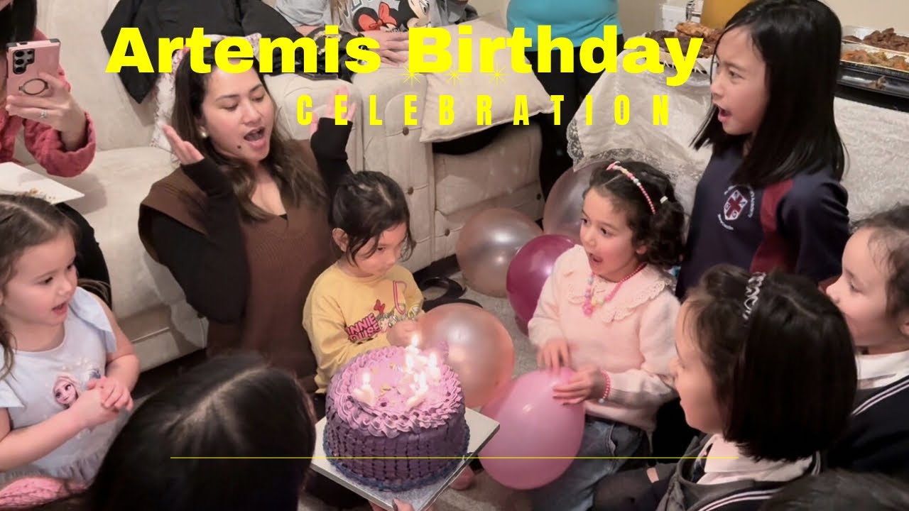 SURPRISE Advance Birthday Celebration for Artemis! 🎉🎂 | Priceless Reaction! #foryou  #everyone 