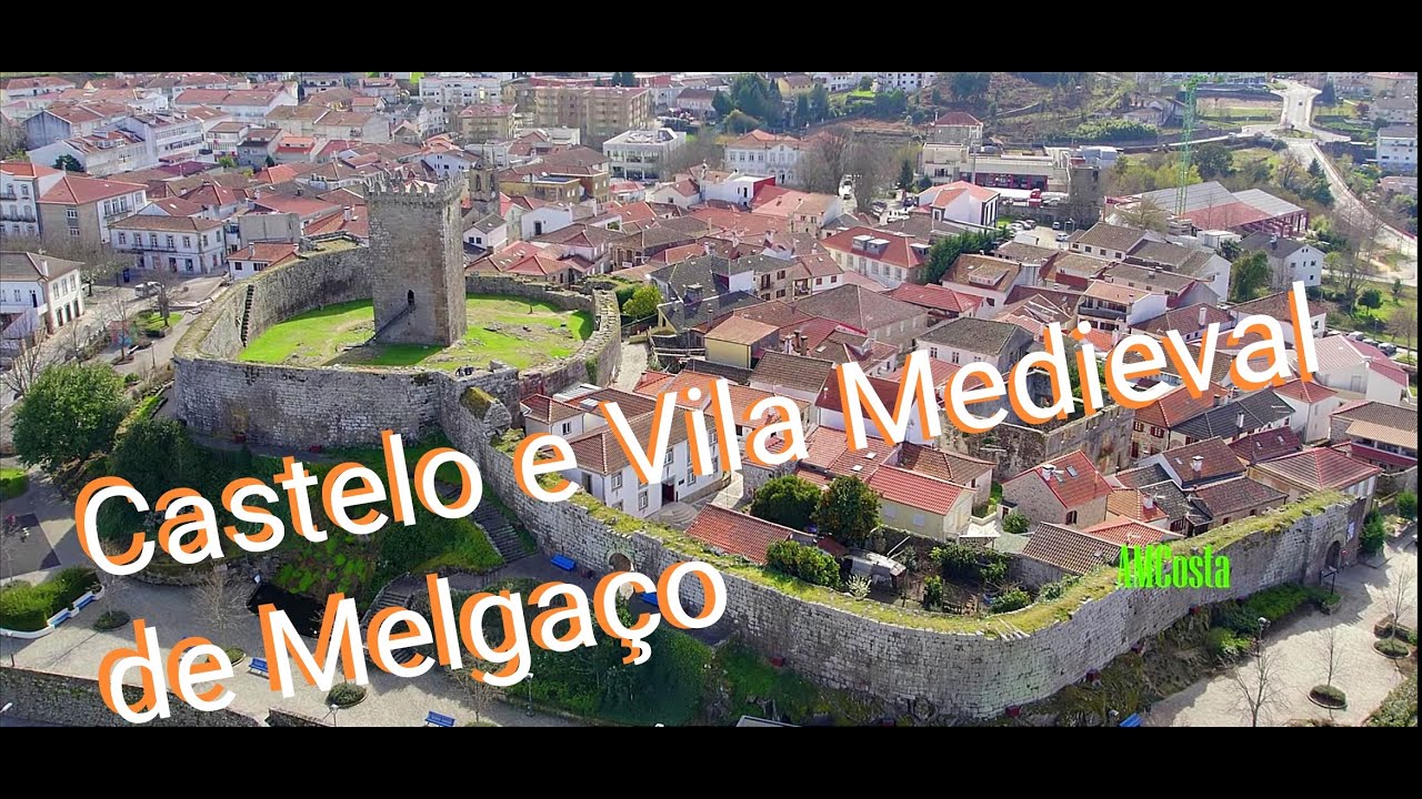 🇵🇹 Castelo e Vila Medieval de Melga&ccedil;o...4K UltraHD ... Aerial view