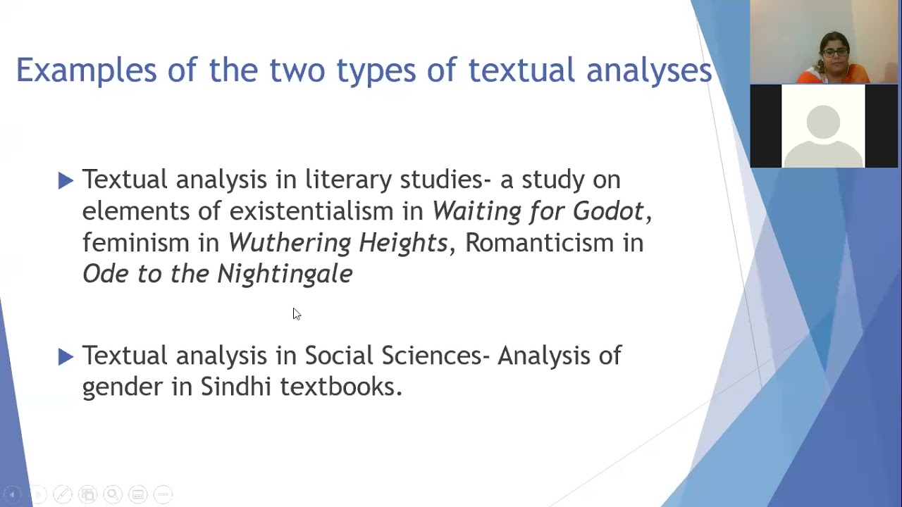 Literary Textual Analysis