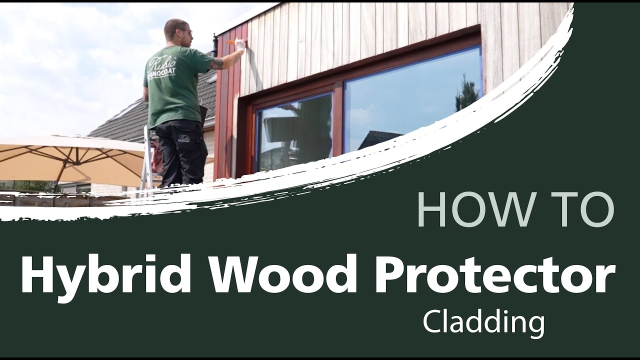 How to oil your Cladding with the Hybrid Wood Protector | Rubio Monocoat