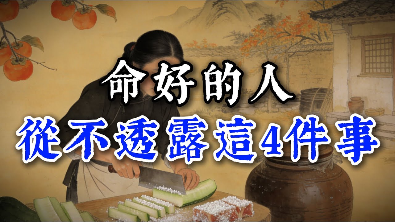 命好的人從不透露這4件事#閲人智慧#强者思维 #情商 #认知觉醒 #社交技巧 #处世智慧 #人际关系