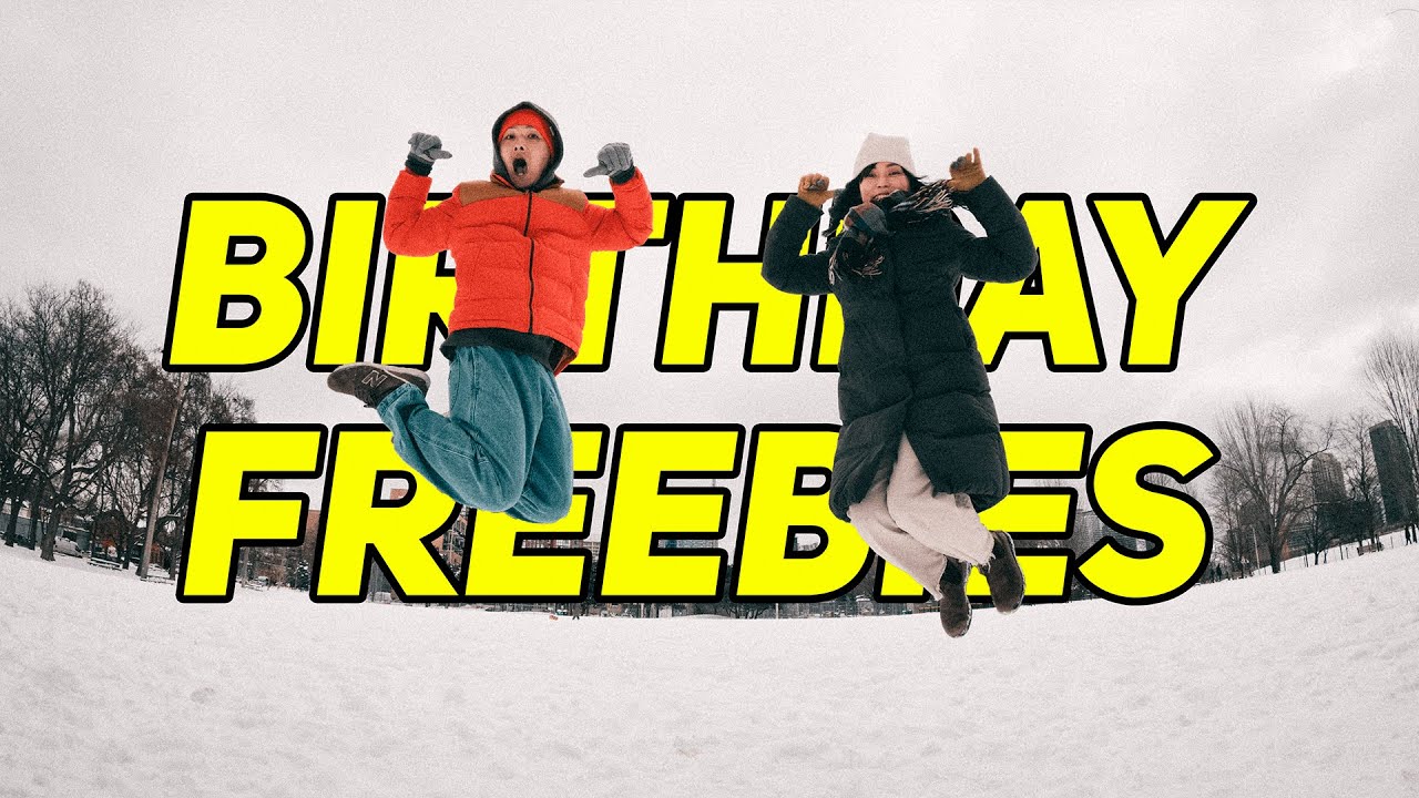 Vlog | Birthday Freebies - 保存版！カナダでもらえる誕生日特典8選！| トロント、カナダ | 4K