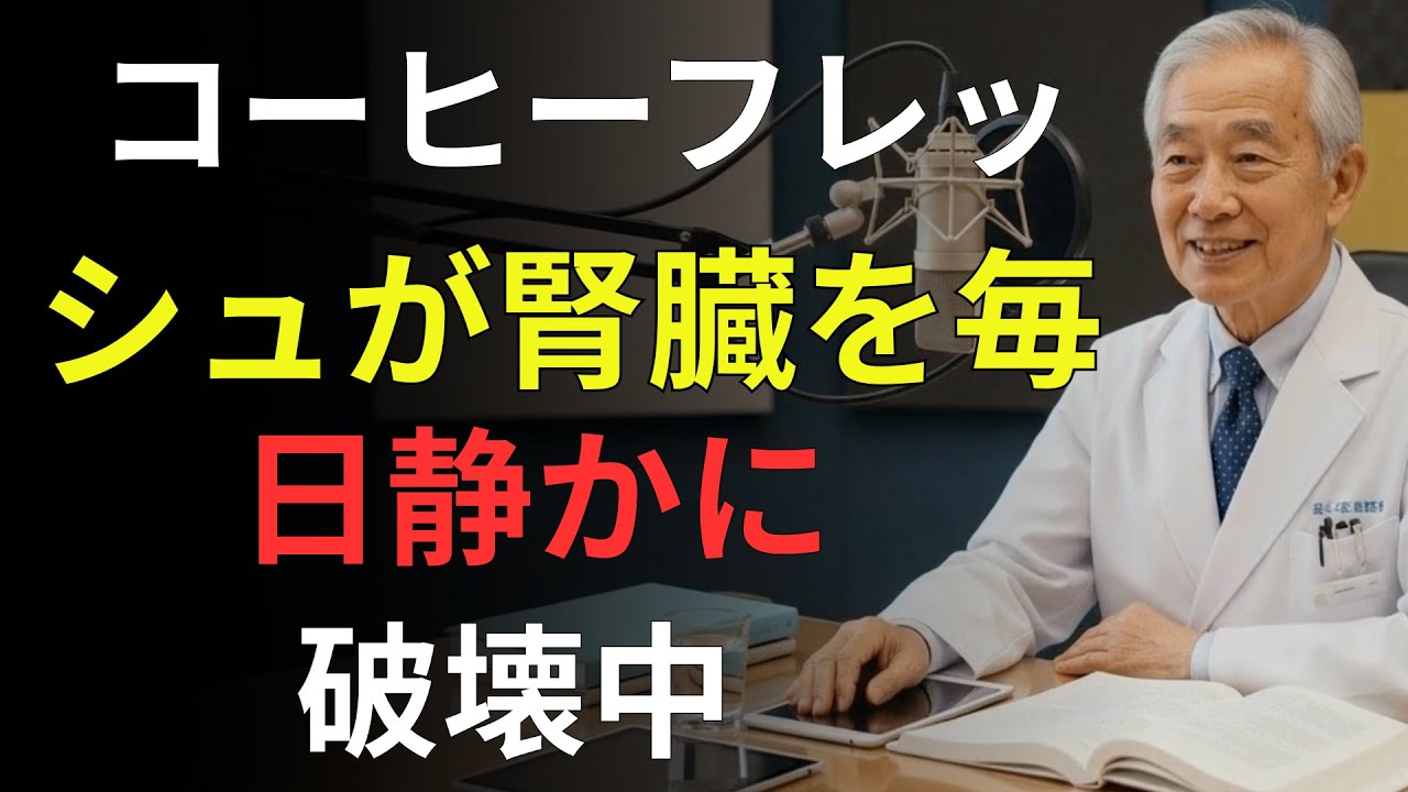腎臓病リスクが31％上がる朝の習慣5選。第2位はコーヒー、第1位は無意識の行動｜医師が明かす真実｜医者メモ