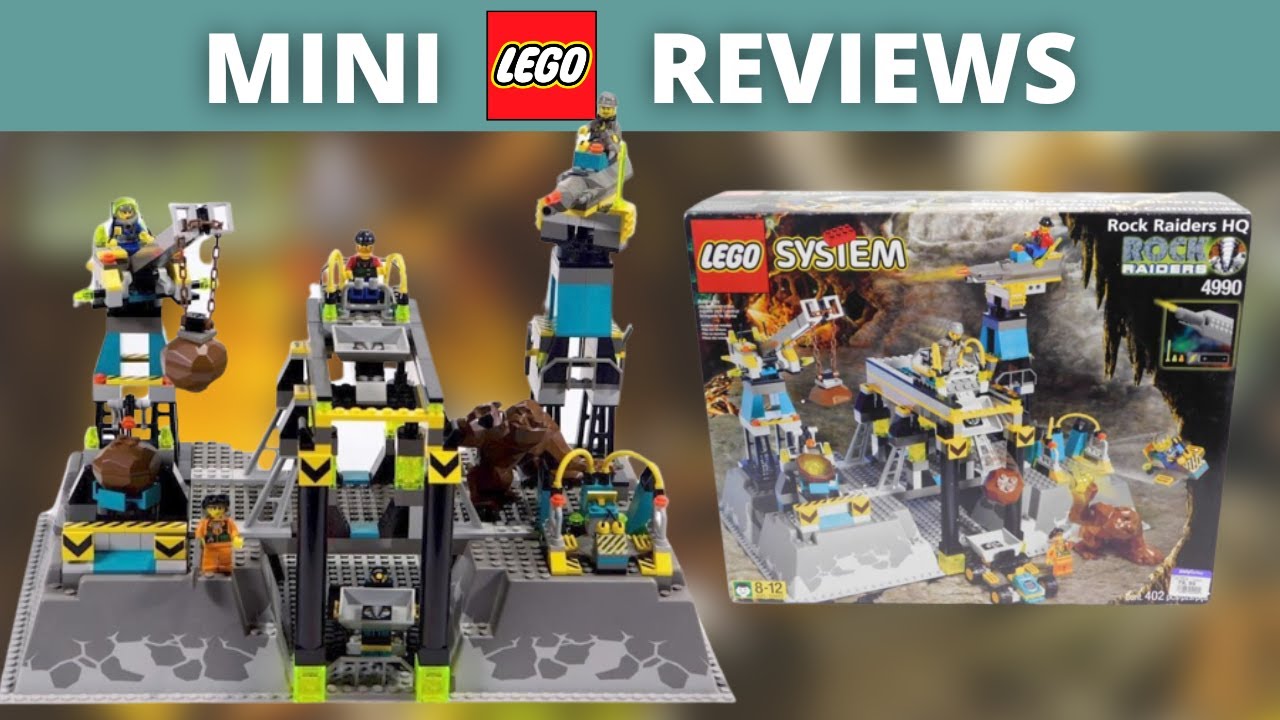 4990 The Rock Raiders HQ - Vintage LEGO 1999 MINI Review