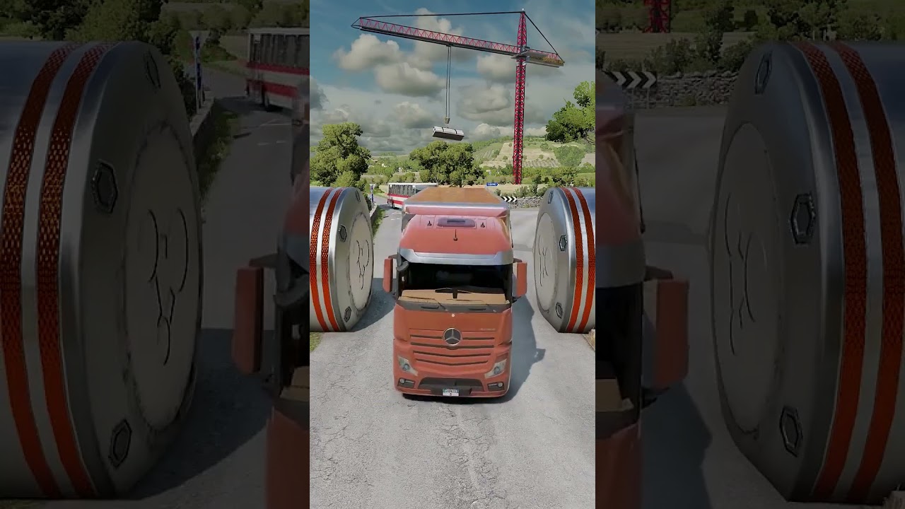 When your oversized load meets an oversized challenge! #TruckAnimation #HeavyLoad