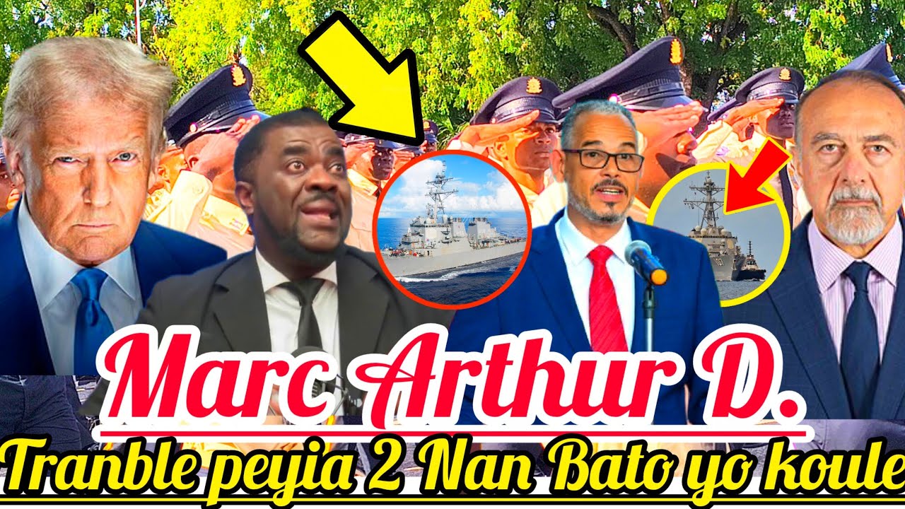 Deblozay Pete😱🆘Marc Arthur Douillard Fenk Tranble Peyia 2Nan Bato Yo Koule selon Marc Arthur.