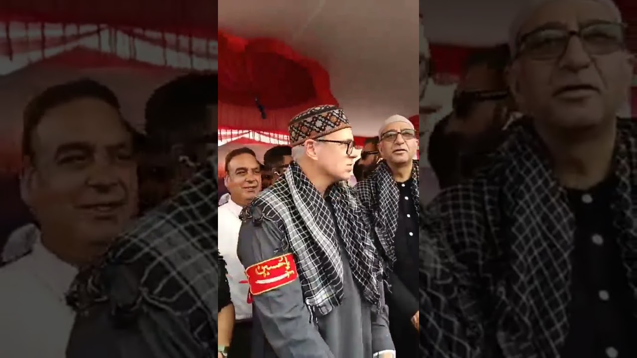 Премьер-министр Джамму и Кашмира Омар Абдулла принял участие в траурной процессии Ашура в Сринагаре