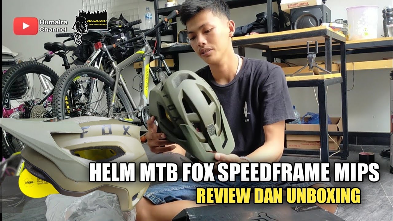 HELM MTB FOX SPEEDFRAME MIPS, REVIEW DAN UNBOXING