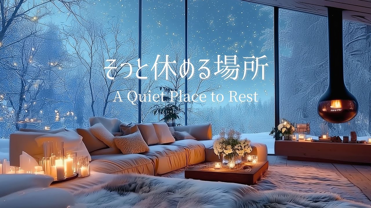 【冬のピアノ】張りつめた感覚がゆるみ、静かな時間へ戻っていく夜｜リラックス・夜のリセット用