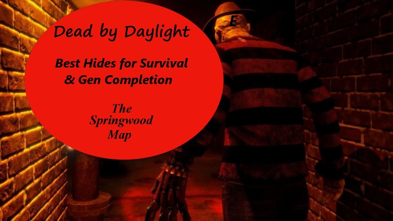 Dead By Daylight - Best Hides For Gen Completion - Springwood Map