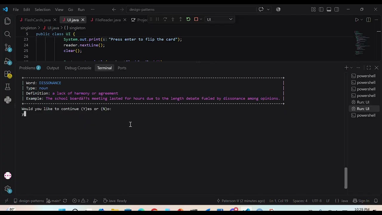 Test Singleton Design Pattern