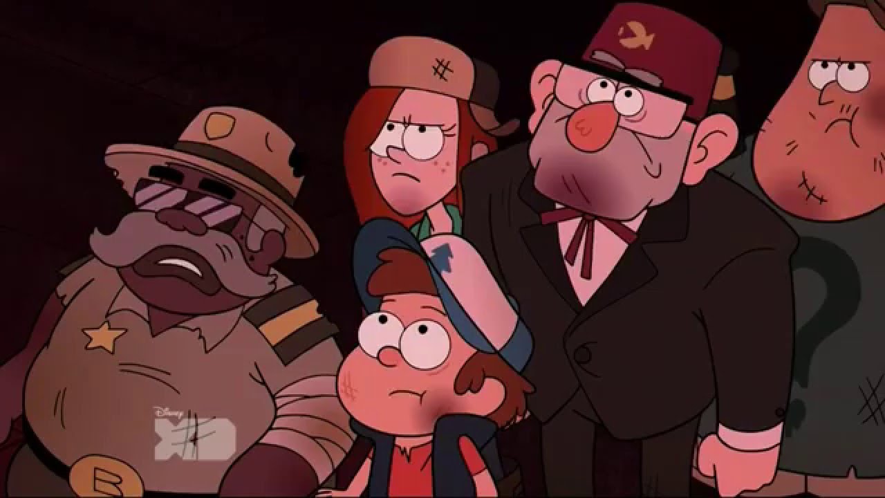 Rescuing Ford- Gravity Falls scene
