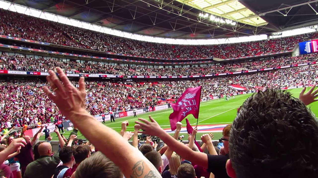 THE VILLA BOYS FROM ASTON Wembley 2019 Playoff Final. ASTON VILLA vs Derby County