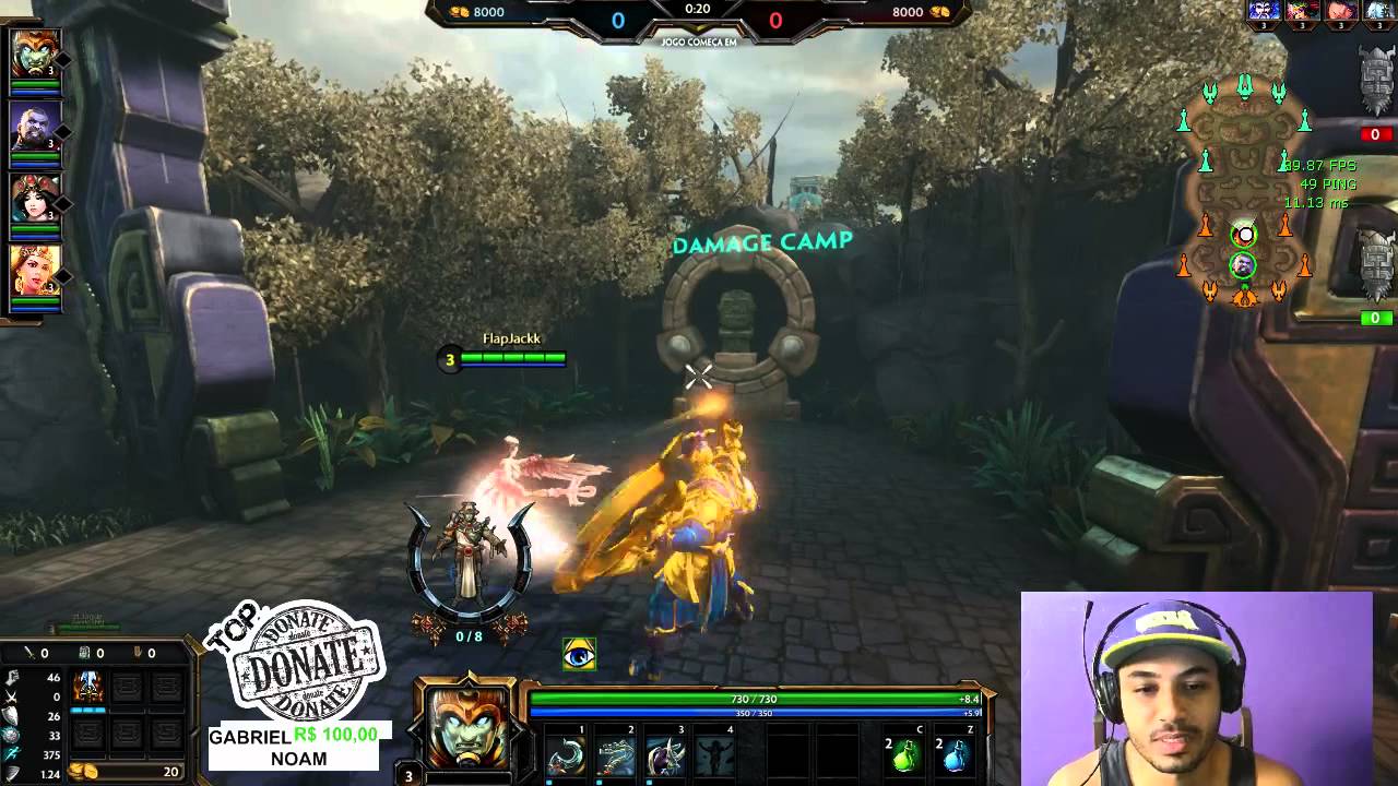SMITE BRASIL - chat em www.hitbox.tv/gamesserious
