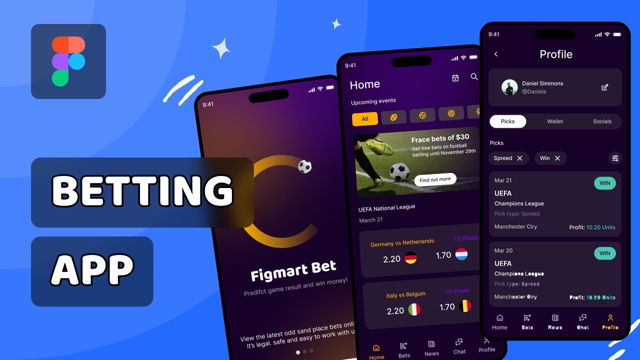 Design Betting App in Figma | Figma Design Tutorial: How to Create a Betting App UI