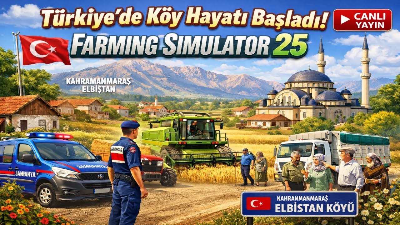 Türkiye’de Köy Hayatı Başladı! 🚜 | Farming Simulator 25