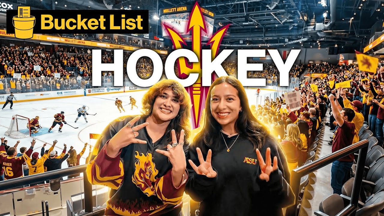 Sun Devil Hockey at Mullett Arena 🏒 | ASU Bucket List S2E2